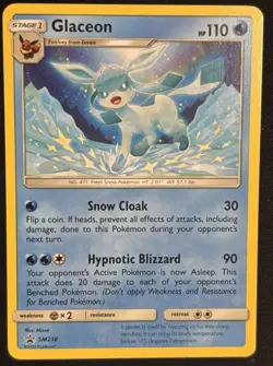 Pokemon - Glaceon SM238 - Sun & Moon Black Star Promo - NM - Image 1