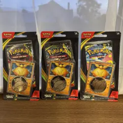 Pokemon: Mega Evolutions Perfect Order- Makuhita Blister Pack Lot Of 3 Sealed - Image 1