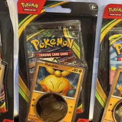 Pokemon: Mega Evolutions Perfect Order- Makuhita Blister Pack Lot Of 3 Sealed - Image 3