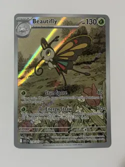 Pokemon Beautifly 219/217 Stage 2 Holo Card English Nintendo TCG - Image 1