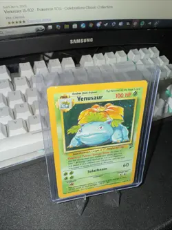 Pokemon TCG Venusaur Classic Collection Holo Rare Card 15/102 - Image 1