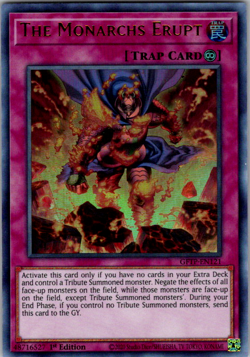 The Monarchs Erupt - Yugioh 1st Edition GFTP-EN121 - Image 1