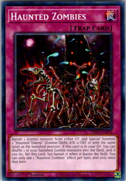 Yu-Gi-Oh! Haunted Zombies DIFO-EN076 Common 1st Edition Dimension Force - Image 1