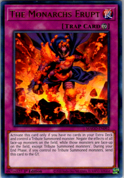 The Monarchs Erupt - MAGO-EN092 - Rare - NM - 1st Ed - Yugioh - Image 1