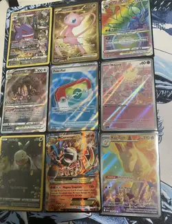 Pokemon TCG Card Lot of 9 Cards NM Condition No Duplicates - Image 1