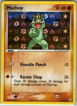 Machop 64/101 Reverse Holo Hidden Legends - Pokemon Card - NM - Image 1