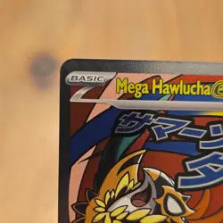 Pokemon Mega Hawlucha EX Full Art Holo Card ASC EN 268/217 - Image 2