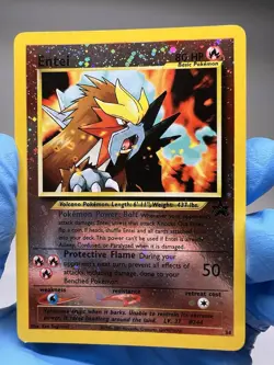 Entei 34 Holo Black Star Promo LP-MP Pokemon TCG - Image 2