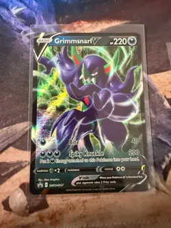 Grimmsnarl V SWSH057 SWSH: Sword & Shield Promo Cards Holo - Image 1