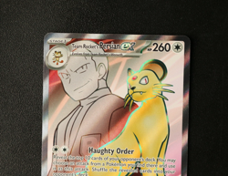 Pokemon Card - Team Rocket's Persian EX 219/182 Destined Rivals Ultra Rare - NM⭐ - Image 2