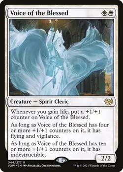 Voice of the Blessed - Foil VOW NM MTG - Image 1