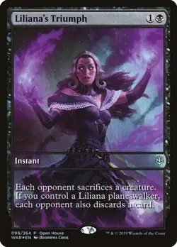 Liliana's Triumph - Foil Promo WAR NM MTG - Image 1