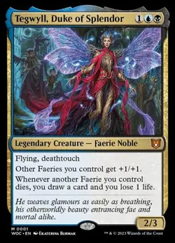 Tegwyll, Duke of Splendor - Foil WOC NM MTG - Image 1