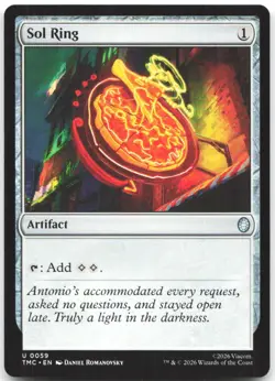 Sol Ring U Commander: Teenage Mutant Ninja Turtles 59 NM - Image 1