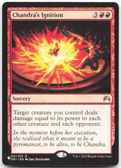 Chandra's Ignition R Magic Origins 137 LP - Image 1