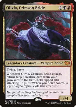 Olivia, Crimson Bride - Foil VOW NM MTG - Image 1