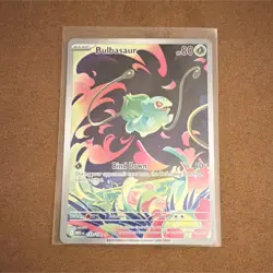 Pokemon Bulbasaur Holo Illustration Rare Me01: Mega Evolution 133/132 English - Image 1