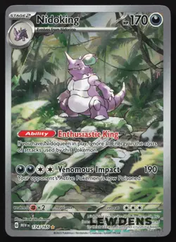 Nidoking - 174/165 - Illustration Rare - Scarlet & Violet 151 - Pokemon Card - 1 - Image 1