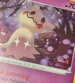 Mimikyu (Cosmos Holo) 081/189 Swirl Holo Promo Pokemon NM - Image 3