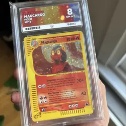 2003 Pokemon Skyridge Magcargo H16 Holo ACE 8 NM-MT e-Reader WOTC - Image 4