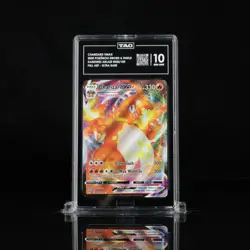 2020 Pokemon SWSH Darkness Ablaze 020/189 Charizard VMAX Ultra Rare TAG 10 (958) - Image 1