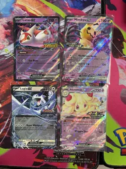 Pokemon EX Stamped Promo Lot (4 Cards) Latias, Mimikyu, Lugia, Alcremie 🌟🦋 - Image 1