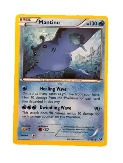 New: 2016 Pokemon TCG Mantine 27 XY-Steam Siege Regular Common - Image 1