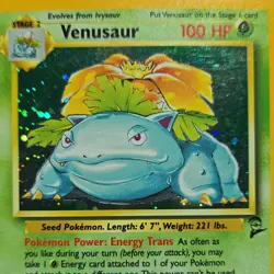 Pokemon TCG Venusaur Base Set 2 Holo Rare 18/130 2000 100HP Wizards of the Coast - Image 2
