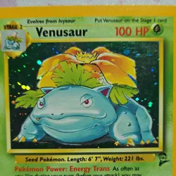 Pokemon TCG Venusaur Base Set 2 Holo Rare 18/130 2000 100HP Wizards of the Coast - Image 5