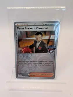 Team Rocket’s Giovanni 174/182 Pokemon TCG Regional Championship Promo - Image 1