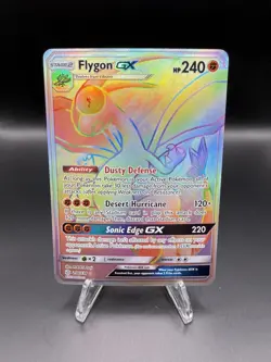 Flygon GX 2019 Pokemon Sun & Moon Cosmic Eclipse #256/236 Rare Secret - Image 1
