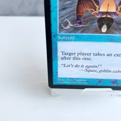 Magic the Gathering Time Warp Tempest Rare Blue Sorcery MTG - Image 4