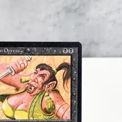 MTG Hasran Ogress Arabian Nights English Vintage Card Black 1993 WotC from Japan - Image 3