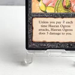 MTG Hasran Ogress Arabian Nights English Vintage Card Black 1993 WotC from Japan - Image 4