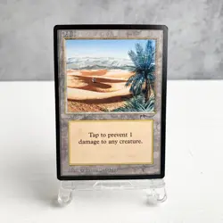 MTG Oasis Arabian Nights 1993 Land Vintage Magic the Gathering - Image 1