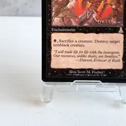 MTG Attrition Urza’s Destiny Rare Black Enchantment Old Frame English Japan - Image 4