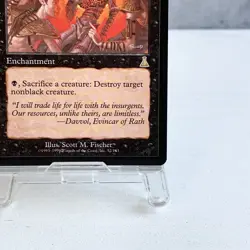 MTG Attrition Urza’s Destiny Rare Black Enchantment Old Frame English Japan - Image 5