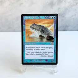 MTG Great Whale Urza's Saga Card CCG TCG Blue Creature English WotC from Japan - Image 1