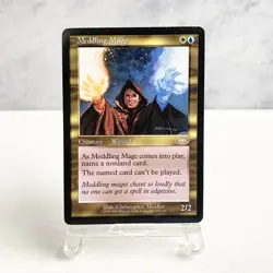 MTG Meddling Mage Odyssey Creature Wizard Card English - Image 1