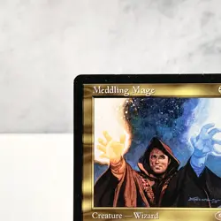 MTG Meddling Mage Odyssey Creature Wizard Card English - Image 2