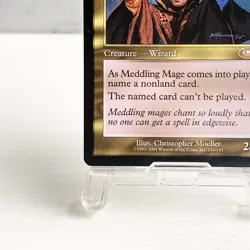 MTG Meddling Mage Odyssey Creature Wizard Card English - Image 4