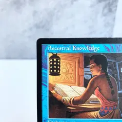 MTG Ancestral Knowledge Weatherlight Rare Enchantment 1997 Colin MacNeil Japan - Image 2