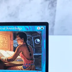 MTG Ancestral Knowledge Weatherlight Rare Enchantment 1997 Colin MacNeil Japan - Image 3