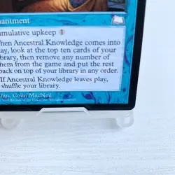 MTG Ancestral Knowledge Weatherlight Rare Enchantment 1997 Colin MacNeil Japan - Image 5