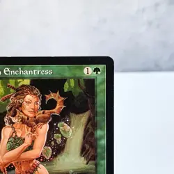 MTG Argothian Enchantress Urza’s Saga Rare Green Creature Druid Old Frame Japan - Image 3