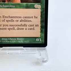 MTG Argothian Enchantress Urza’s Saga Rare Green Creature Druid Old Frame Japan - Image 5