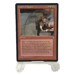 Magic The Gathering Game of Chaos Ice Age 1995 Single Card Japan - Image 1