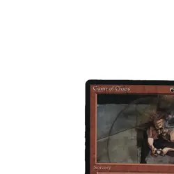 Magic The Gathering Game of Chaos Ice Age 1995 Single Card Japan - Image 2