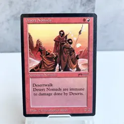 MTG Desert Nomads English Arabian Nights Vintage Old Frame Single Card merchandi - Image 1