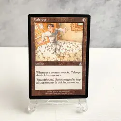 MTG English Magic Card Light Play CALTROPS from Urza's Destiny - Image 1